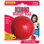 KONG BISCUIT BALL ΠΑΙΧΝΙΔΙ ΣΚΥΛΟΥ ΜΑΣΗΤΙΚΟ LARGE 13-30KG ΚΟΚΚΙΝΟ