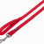 NOBBY-Λουρί CLASSIC PRENO red/red L: 120cm, W: 15/20mm