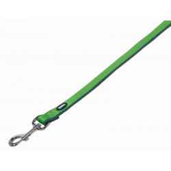 NOBBY-Λουρί CLASSIC PRENO neon green/grey L: 120cm, W: 15/20mm