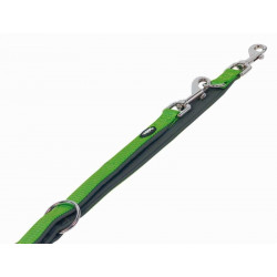 NOBBY-Λουρί Οδηγός CLASSIC PRENO neon green/grey L: 200cm, W: 15/20mm