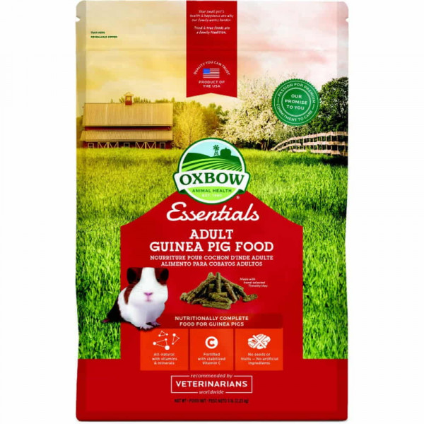 OXBOW ESSENTIALS ADULT GUINEA PIG 2.27KG ΓΙΑ ΙΝΔΙΚΑ ΧΟΙΡΙΔΙΑ