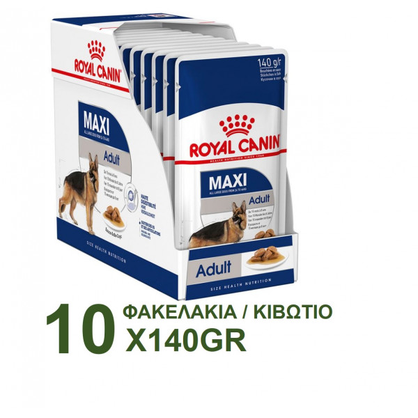 ROYAL CANIN MAXI ADULT POUCH 140GR