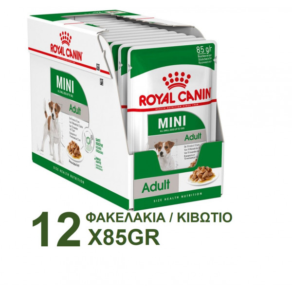 ROYAL CANIN MINI ADULT POUCH 85GR