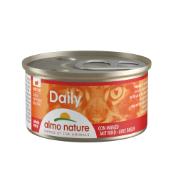 Αlmo Nature CHUNKS DAILY CAT κονσέρβα 85gr με Μοσχάρι