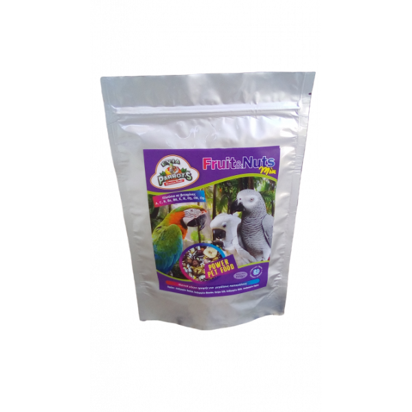 Evia Parrots Fruit & Nuts Mix μείγμα για Μεγάλους Παπαγάλους