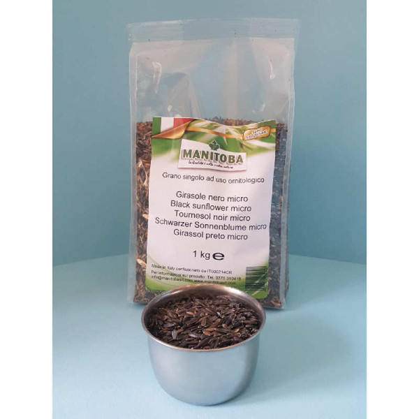 MANITOBA Black Sunflower Micro 1kg (Ηλιόσπορος Micro )