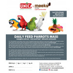 UNICA & MEEKS DAILY FEED PARROTS MAXI