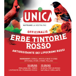 UNICA OFFICINALIS – MISCELA DI ERBE TINTORIE ROSSO