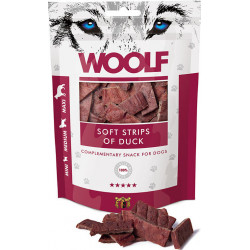 Woolf Soft strips of duck 100gr